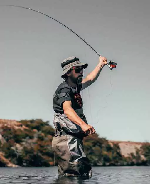 Man doing fishing